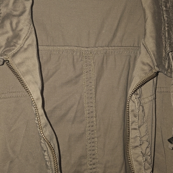 cj banks, Vest, 2X, Taupe, Beige Front Zip, Pockets, Elastic Waist, Lightweight - Picture 5 of 12
